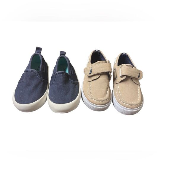 Lot Casual Shoes Nautica Old Navy Slip On Shoes Size 5 - Picture 1 of 7